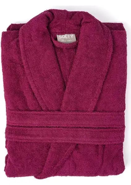 Soley Minerva Unisex %100 Pamuklu Yüksek Kaliteli Bornoz Kadın ve Erkekler İçin