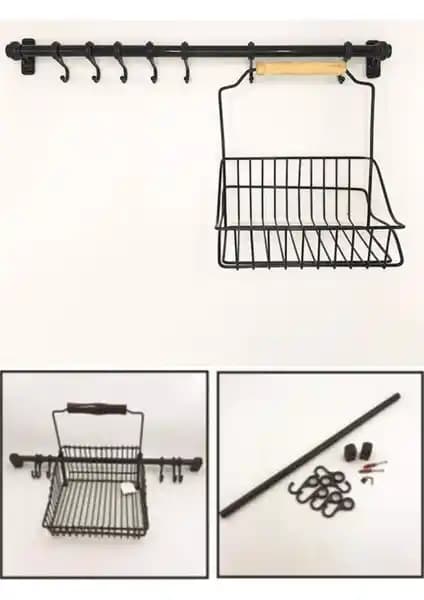 Sym Ferforje Sepet ve Duvar Rayı Askılık: Modern ve Pratik Çözüm