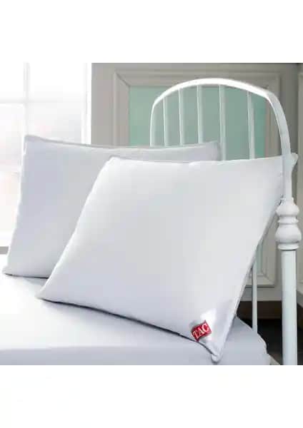 Taç 2'li Silikonlu Yastık: Konfor ve Şıklık Sunan 50x70 Cm Modern Yatak Yastığı