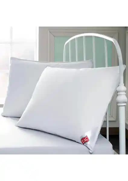 Taç 2'li Silikonlu Yastık: Konfor ve Şıklık Sunan 50x70 Cm Modern Yatak Yastığı