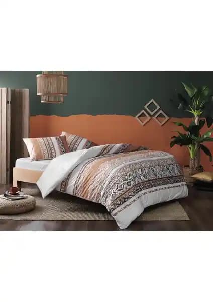 Taç Daria Taba Çift Kişilik Ranforce Nevresim Takımı Modern ve Estetik Tasarımıyla Öne Çıkıyor