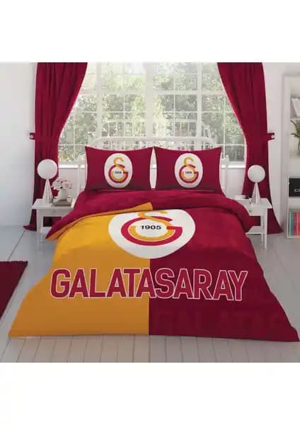 Taç Lisanslı Galatasaray Parçalı Logo Çift Kişilik Nevresim Takımı Özellikleri ve Kullanıcı Yorumları