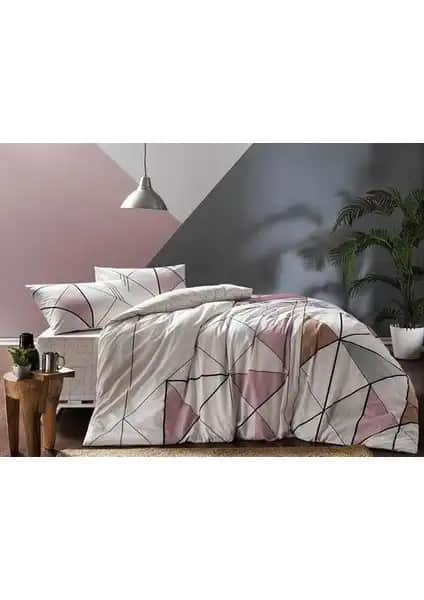 Taç Marvel Pembe Çift Kişilik Ranforce Nevresim Takımı Modern ve Şık Tasarım