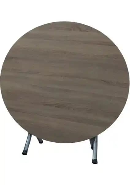 Teknor 100 cm Yuvarlak Katlanabilir Masa: Fonksiyonellik ve Estetiğin Buluşması