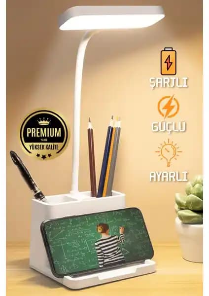 Telvesse Şarjlı Masa Lambası Modern Çalışma Ortamları İçin Fonksiyonel ve Estetik Çözüm