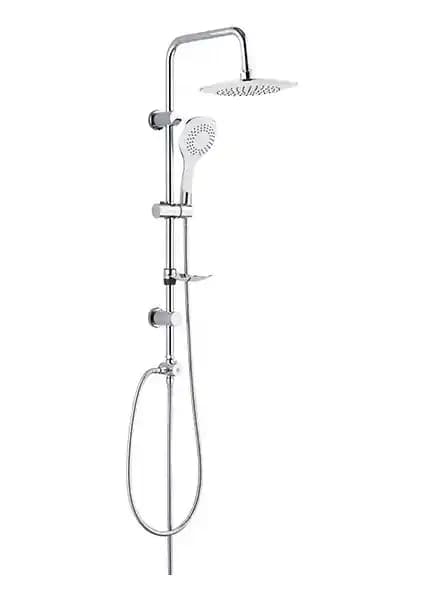 Tema Rain Bianco 5+1 Tepe Duş Seti Modern ve Fonksiyonel Banyo Deneyimi Sunar