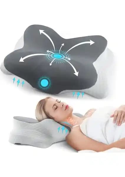 Terapise Boyun Destekli Ortopedik Visco Yastık ile Konfor ve Sağlık Artırıcı Uyku Deneyimi