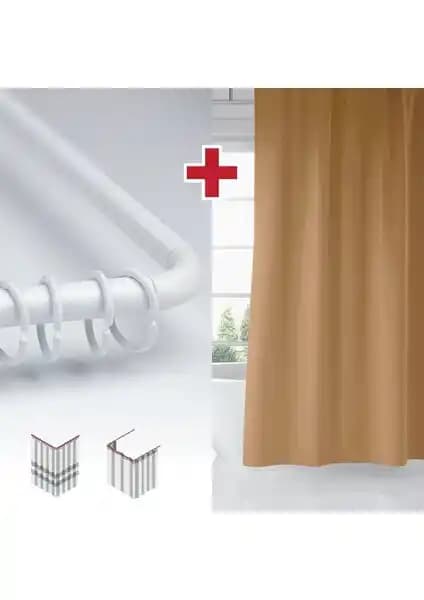 Tropik Home Bej Renkli Banyo Perdesi: Şık ve Fonksiyonel Duş Koruyucu Ürün