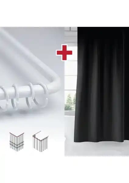 Tropik Home Siyah Banyo Perdesi: Şık ve Fonksiyonel Tasarım ile Modern Banyolar İçin Ideal Çözüm