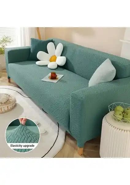 Tuchmall Tuğla Desen Koltuk Örtüsü: Modern Tasarım ve Dayanıklılık Özellikleri