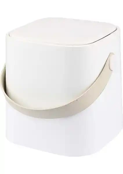 Tuffexx Tutma Saplı İç Kovalı Mutfak Çöp Kovası 4 Litre, Estetik ve Dayanıklı Tasarım