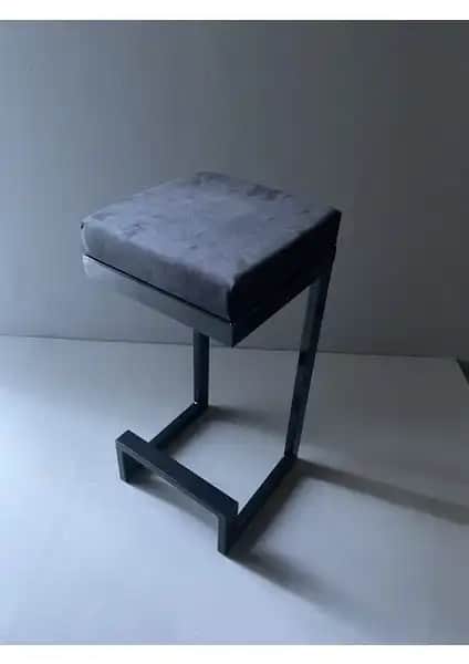 Turgutsan Mobilya Modern Dayanıklı Metal Bar Taburesi 65 cm yüksekliği ile ideal