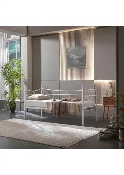 Unimet Günlük Tek Kişilik Metal Daybed Modern Tasarım ve Dayanıklılık Özellikleriyle