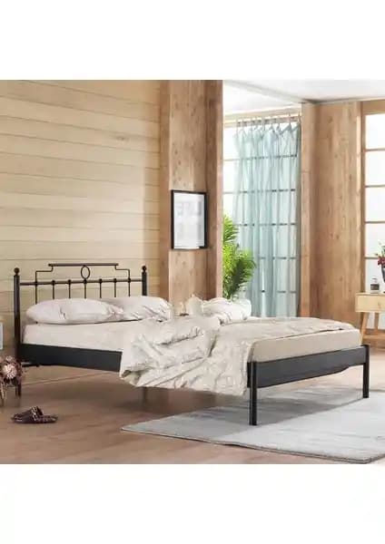 Unimet Hatkus-S Çift Kişilik Ferforje Metal Karyola Modern Tasarım ve Dayanıklılık