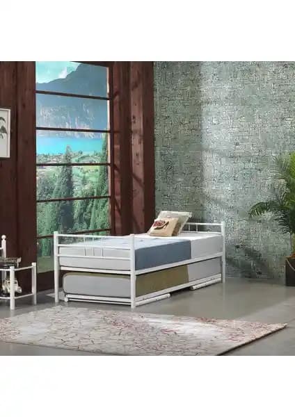 Unimet İkiz Yavrulu Karyola Çocuklar İçin Güvenli ve Modern Uyku Çözümü