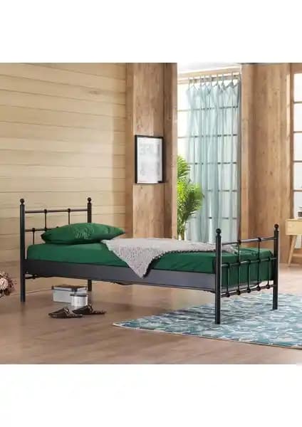 Unimet Lalas Tek Kişilik Ferforje Metal Karyola Modern Tasarım ve Dayanıklılık