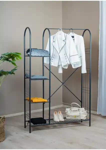 Uyan Ev Ürünleri Elit5-S Metal Portmanto: Şık ve Dayanıklı Giriş Dekorasyonu Çözümü