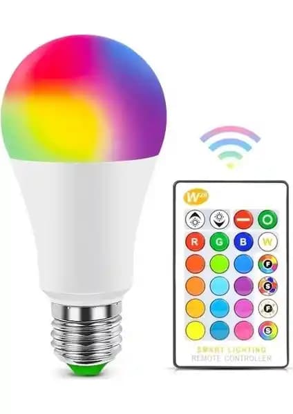 Uzlight RGB LED Ampul 10W enerji tasarruflu akıllı aydınlatma çözümü