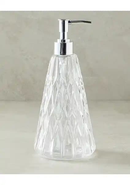 Valeria Cam Banyo Sıvı Sabunluk: Şık ve Dayanıklı Tasarım ile Modern Banyo Dekorasyonu