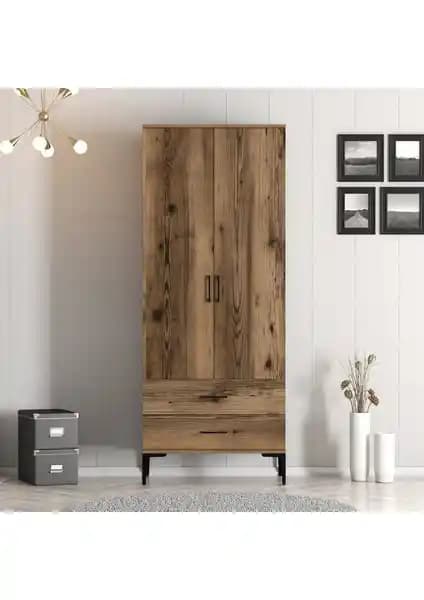 Variant Mobilya Kumsal 2 Kapılı Gardrop Modern ve Fonksiyonel Depolama Çözümü