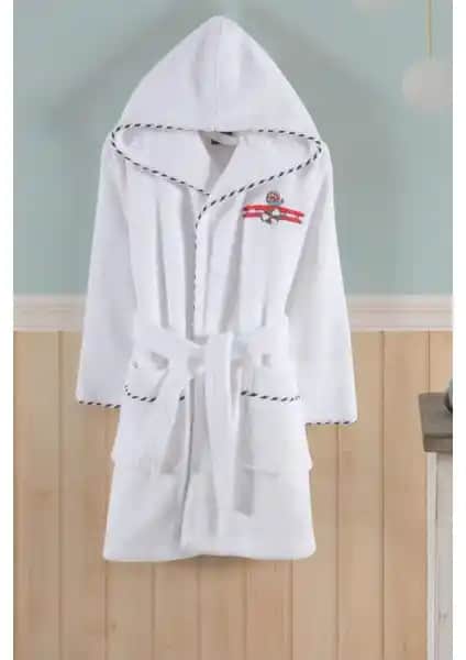 Varol Bambu Nakışlı Çocuk Bornozu Güvenli ve Konforlu Kullanım İçin Uygun Seçenek