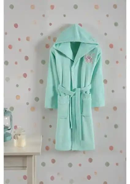 Varol Bambu Nakışlı Garson Boy Bornoz Flamingo - Estetik ve Konfor Sunan Doğal Malzeme Bornozları