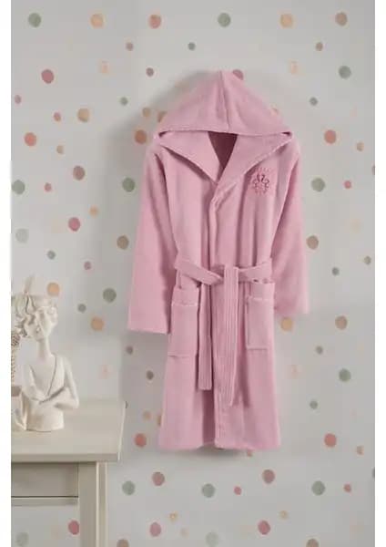 Varol Bambu Nakışlı Garson Boy Bornoz Flamingo Tasarımı Şıklık ve Konfor Bir Arada