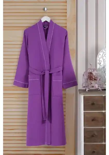 Varol Dama Serisi Kimono Yaka Pike Bornoz Sabahlık Yüksek Kalite ve Konfor Sunar