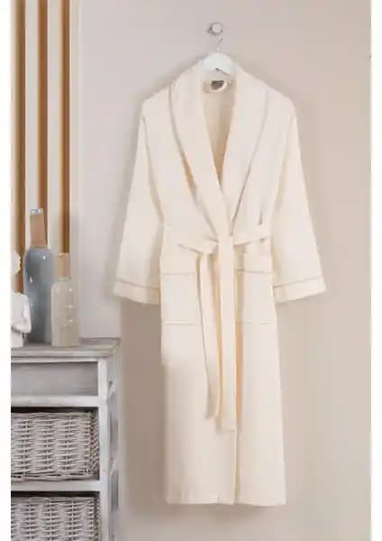 Varol Dama Serisi Şal Yaka Pike Bornoz Sabahlık: Konfor ve Şıklık Bir Arada