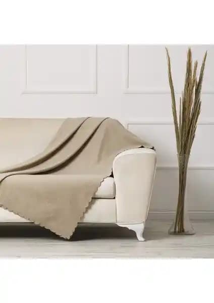 Velerde Home Çift Taraflı Kaydırmaz Şönil Koltuk Örtüsü 175x215 cm, Estetik ve Dayanıklı