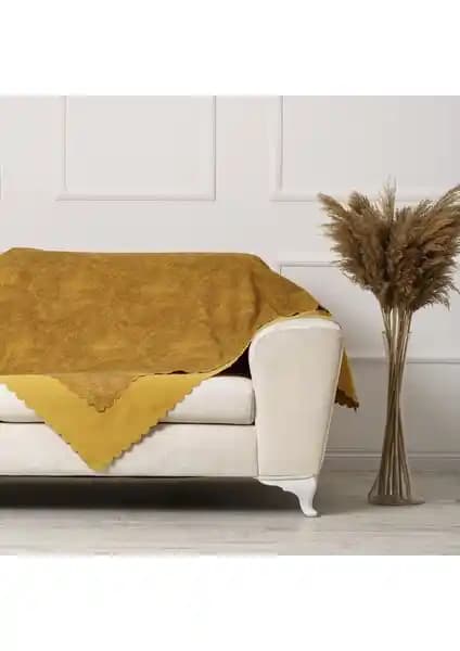Velerde Home Vessel Çift Taraflı Çekyat Koltuk Örtüsü Şalı Modern ve Kullanışlı Tasarım