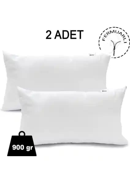 Vionel Home Çift Fermuarlı Antialerjik Yastık 50x70 cm Konfor ve Sağlık İçin Uygun