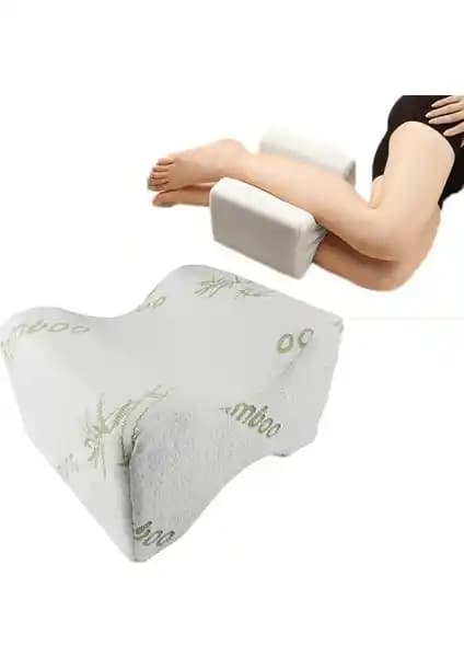 Visco Planet Visco Yastık Bambu Kılıflı Bacak Arası Yastığı Sağlıklı Uyku ve Destek Sunar