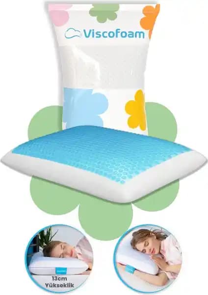 Viscofoam Evva Terletmeyen Ortopedik Yastık: Boyun ve Omurga Sağlığını Destekler