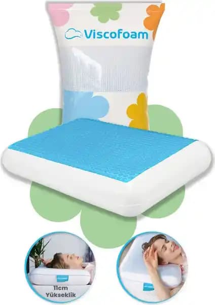 Viscofoam Lüks Terletmeyen Ortopedik Yastık: Serin ve Destekleyici Uyku Deneyimi