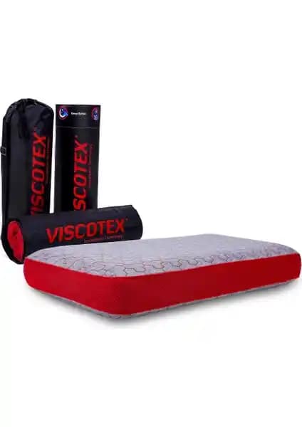 Viscotex Boyun Destekli Yastık 70x40x12 cm Ergonomik ve Taşınabilir Tasarım