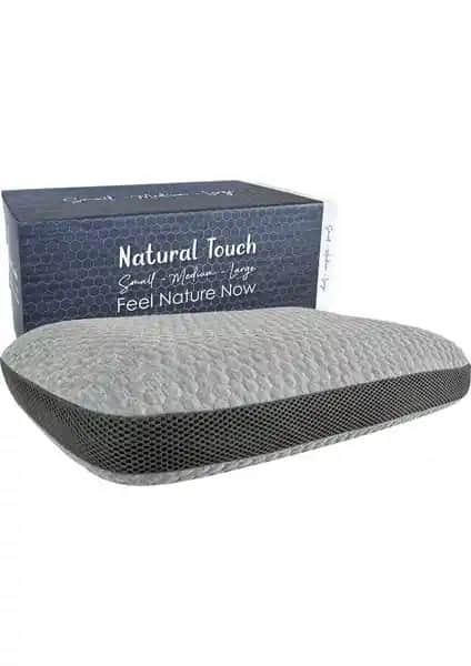 Viscotex Doğal Lif Kılıflı Hava Kanallı Visco Yastık Uyku Konforunu Artırır