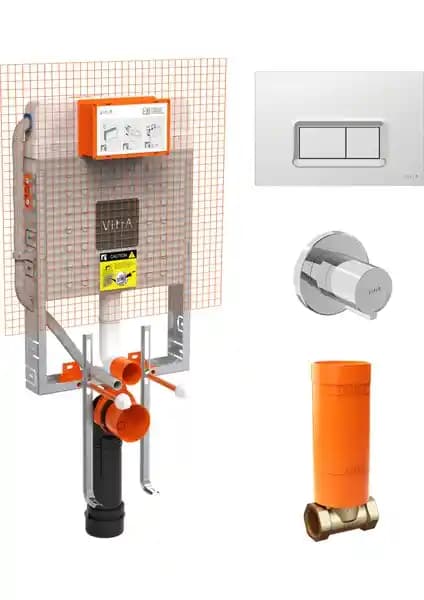 VitrA Gömme Rezervuar Seti: Modern Tasarım ve İşlevsellik Sunan Banyo Çözümü