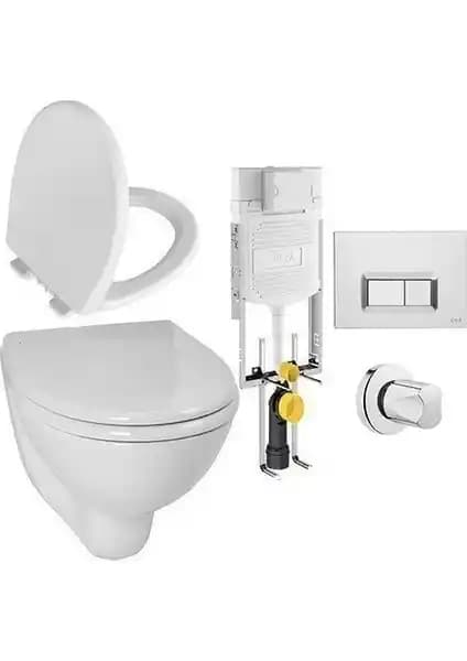 VitrA Gömme Rezervuar ve Asma Klozet Seti Modern ve Fonksiyonel Banyo Çözümü