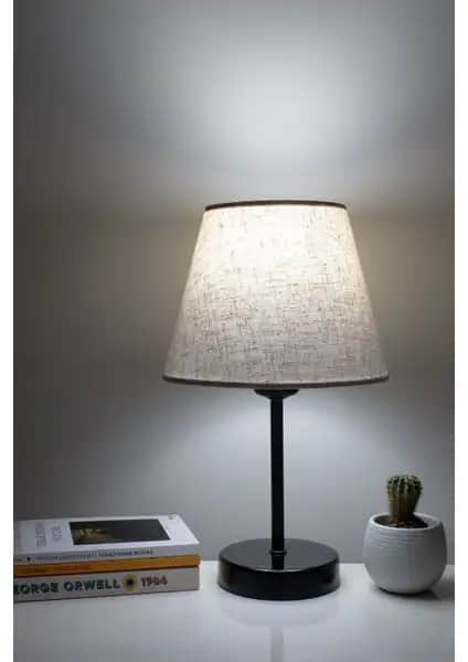 Vivido Abajur Dora: Modern Yatak Odası İçin Şık ve Fonksiyonel Masa Lambası