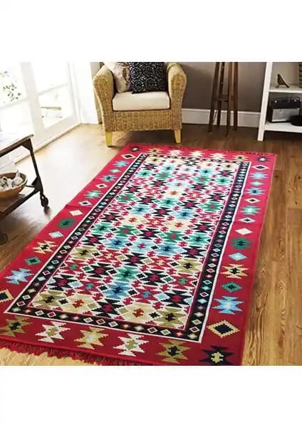 Voho Tekstil Çift Taraflı Kilim: Otantik ve Çok Yönlü Dekorasyon Parçası