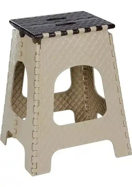 Volkan Plastik Katlanır Tabure Büyük: Dayanıklı ve Pratik Taşınabilir Oturma Çözümü