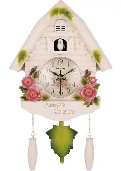 Vonluxe Canlı Guguklu Duvar Saati: Modern ve Nostaljik Tasarım ile Dekorasyonunuzu Zenginleştirin