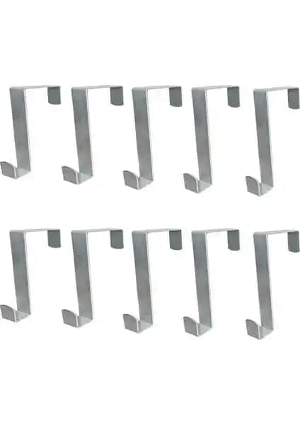 Weblonya Kapı Arkası Askılık Seti 10 Adet Metal Askı ile Pratik ve Modern Düzen