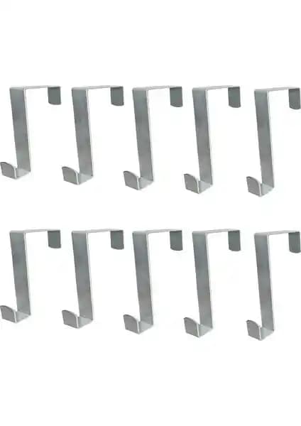 Weblonya Kapı Arkası Askılık Seti 10 Adet Metal Askı ile Pratik ve Modern Düzen