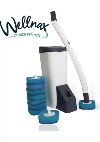 Wellnax Breeze Refresh Özel Süngerli Tuvalet Temizleme Seti Hijyen ve Pratiklik Sunar