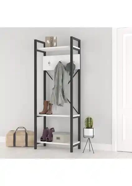 Wood House Duru Askılık Beyaz: Modern ve Dayanıklı Mobilya Çözümü