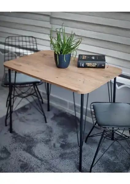Wood İdea 60X90 Atlantik Çam Yemek Masası: Modern ve Dayanıklı Ahşap Tasarım