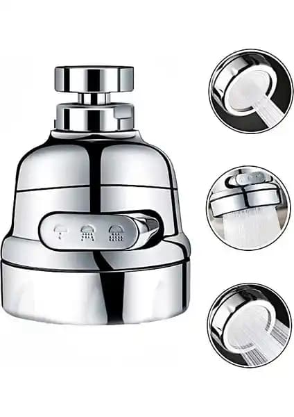 Yapıtaşı YT23 3 Fonksiyonlu Batarya Boru Ucu Başlığı: Modern ve Dayanıklı Su Kontrol Ürünü