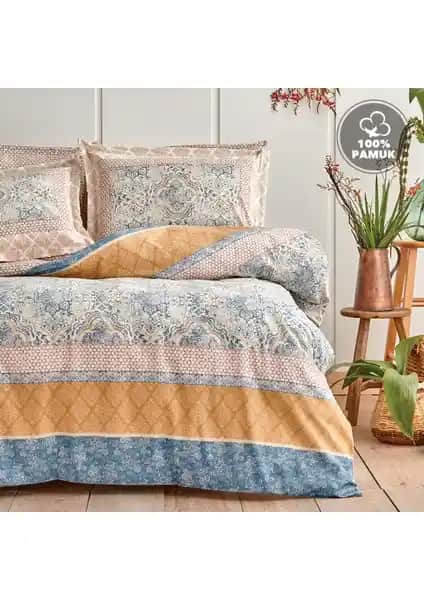 Yataş Bedding Delissa Çift Kişilik Ranforce Nevresim Seti Yatak Odası Şıklığı ve Konforu